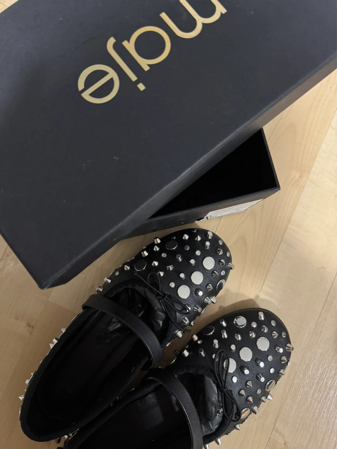 Maje Studded Ballet Flats P37 - photo 5