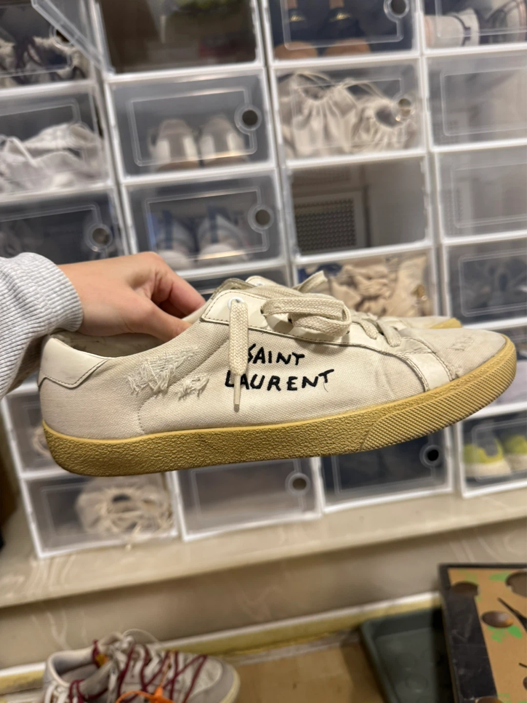 Saint Laurent Canvas Sneakers