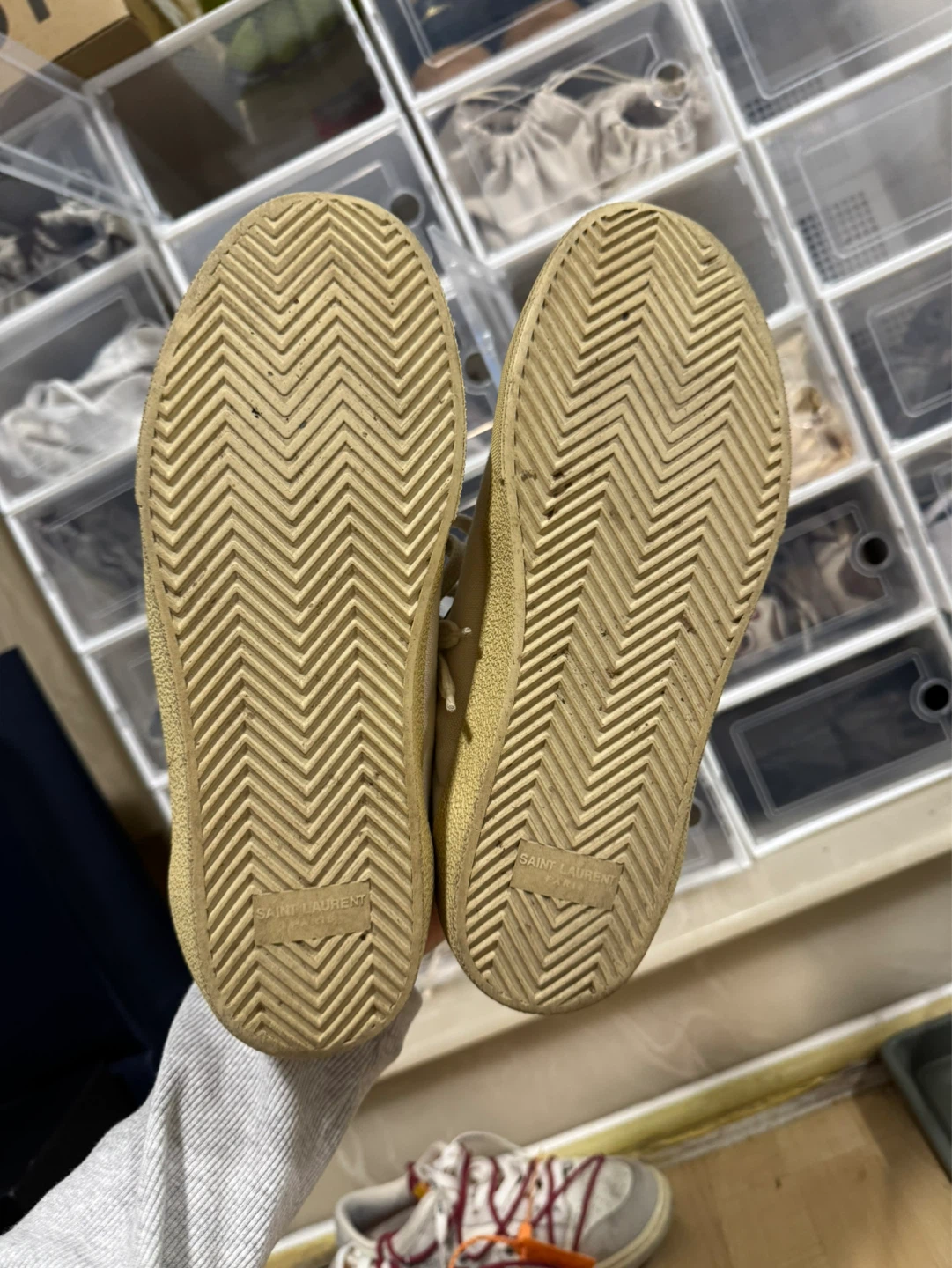 Saint Laurent Canvas Sneakers - photo 2