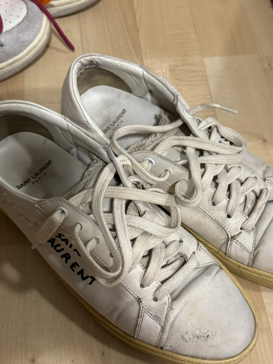 Saint Laurent Canvas Sneakers - photo 4