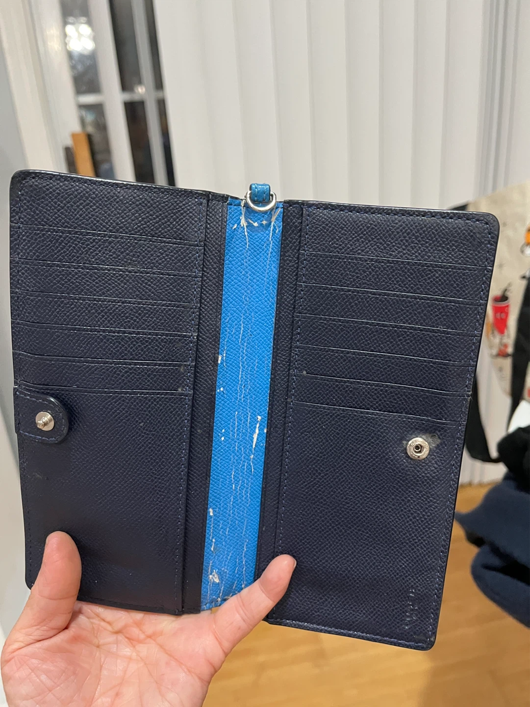 COACH pebble Leather Wallet - photo 2