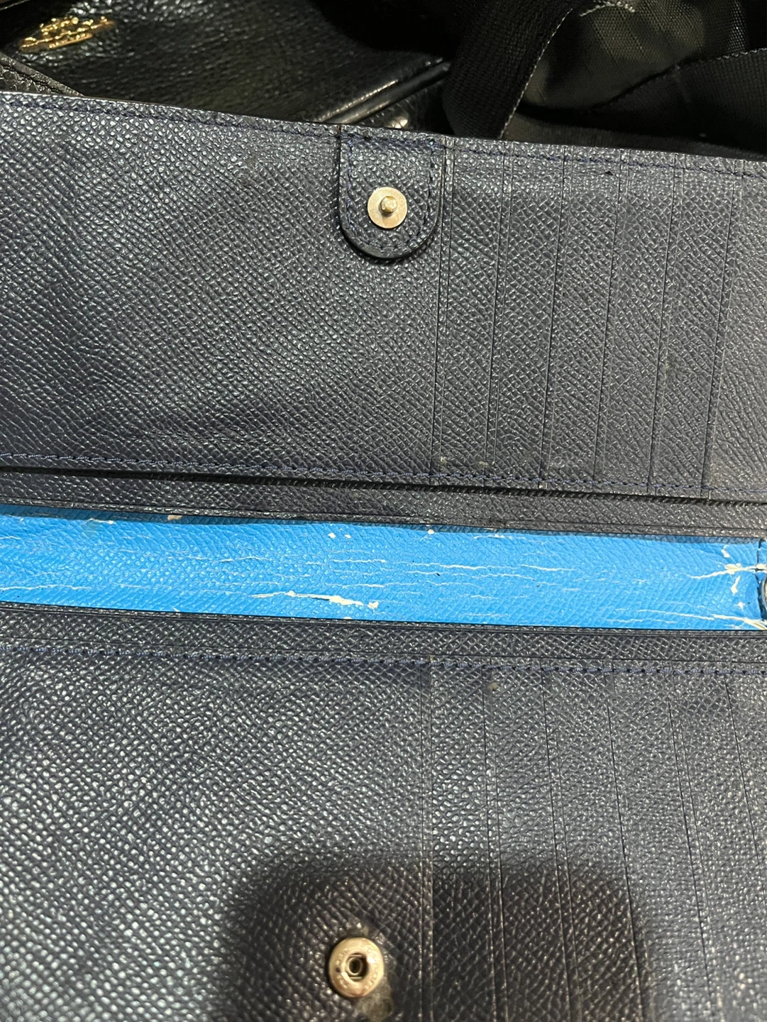 COACH pebble Leather Wallet - photo 4
