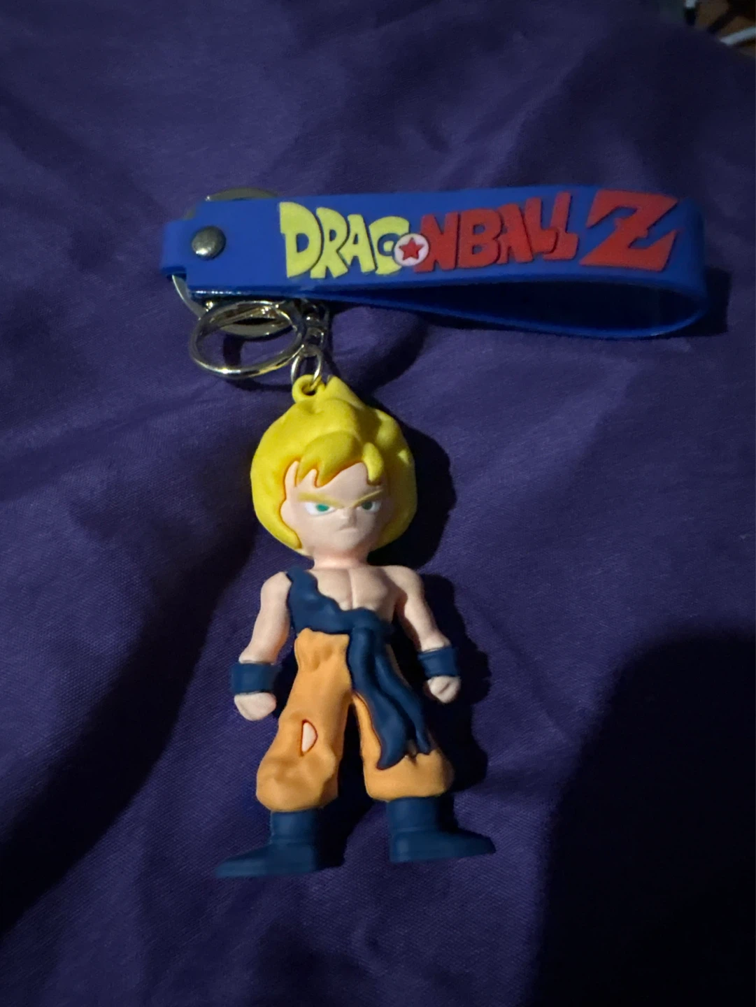 Dragon Ball Z Keychain with Goku Figure