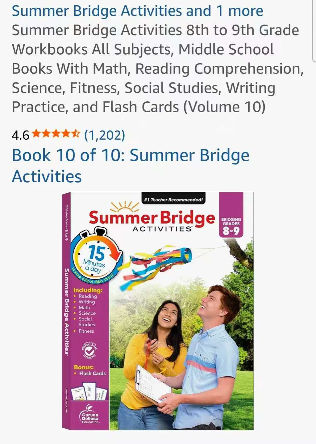 Summer Bridge Activities Book - NEED TO SELL EVERYTHING