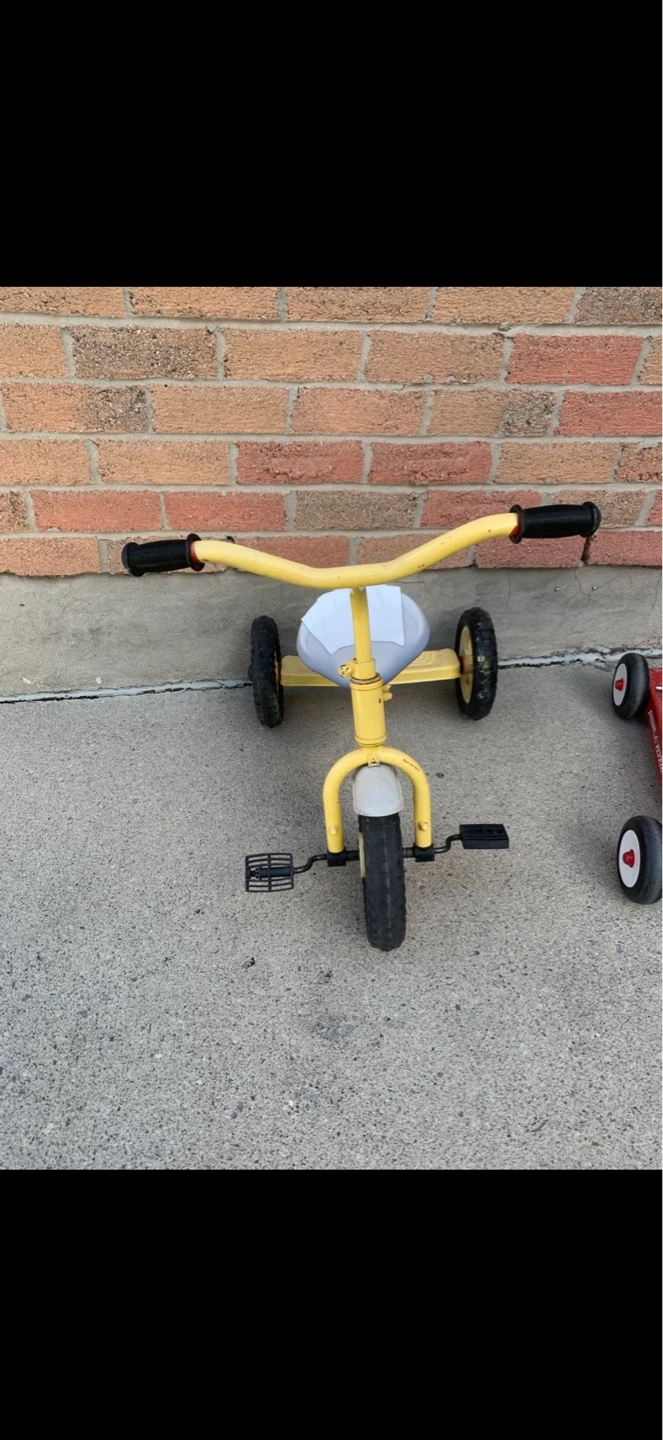 Tricycle Bike and 4-Wheel Scooter Combo Set - photo 3