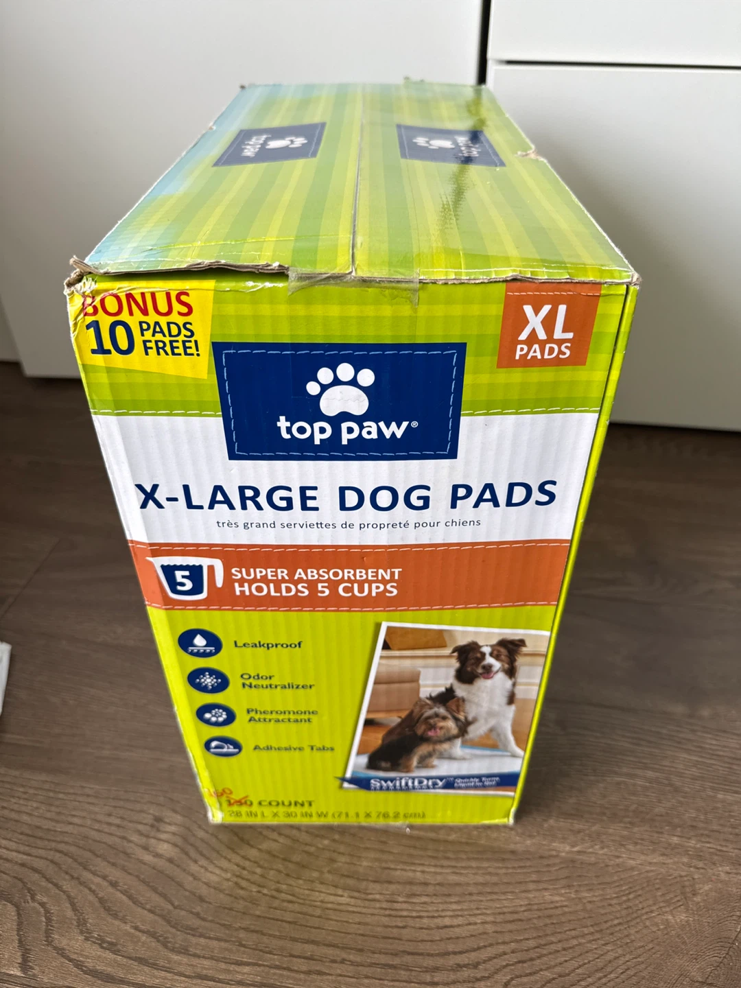 Brand New Top Paw XL Dog Pads (240count) + Bonus Smaller Pads - photo 4