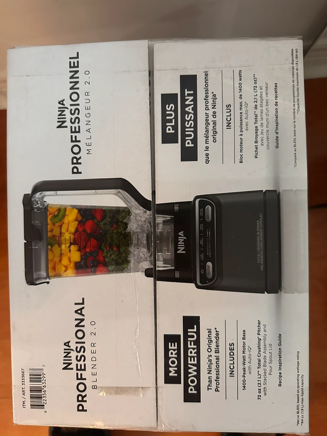 *NEW*Ninja Professional 2.0 Blender 72 oz - photo 3