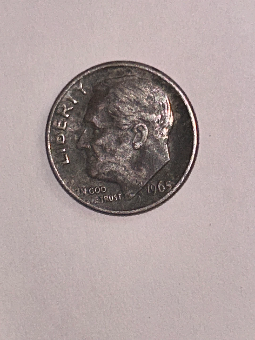 1965 United States Dime - Roosevelt