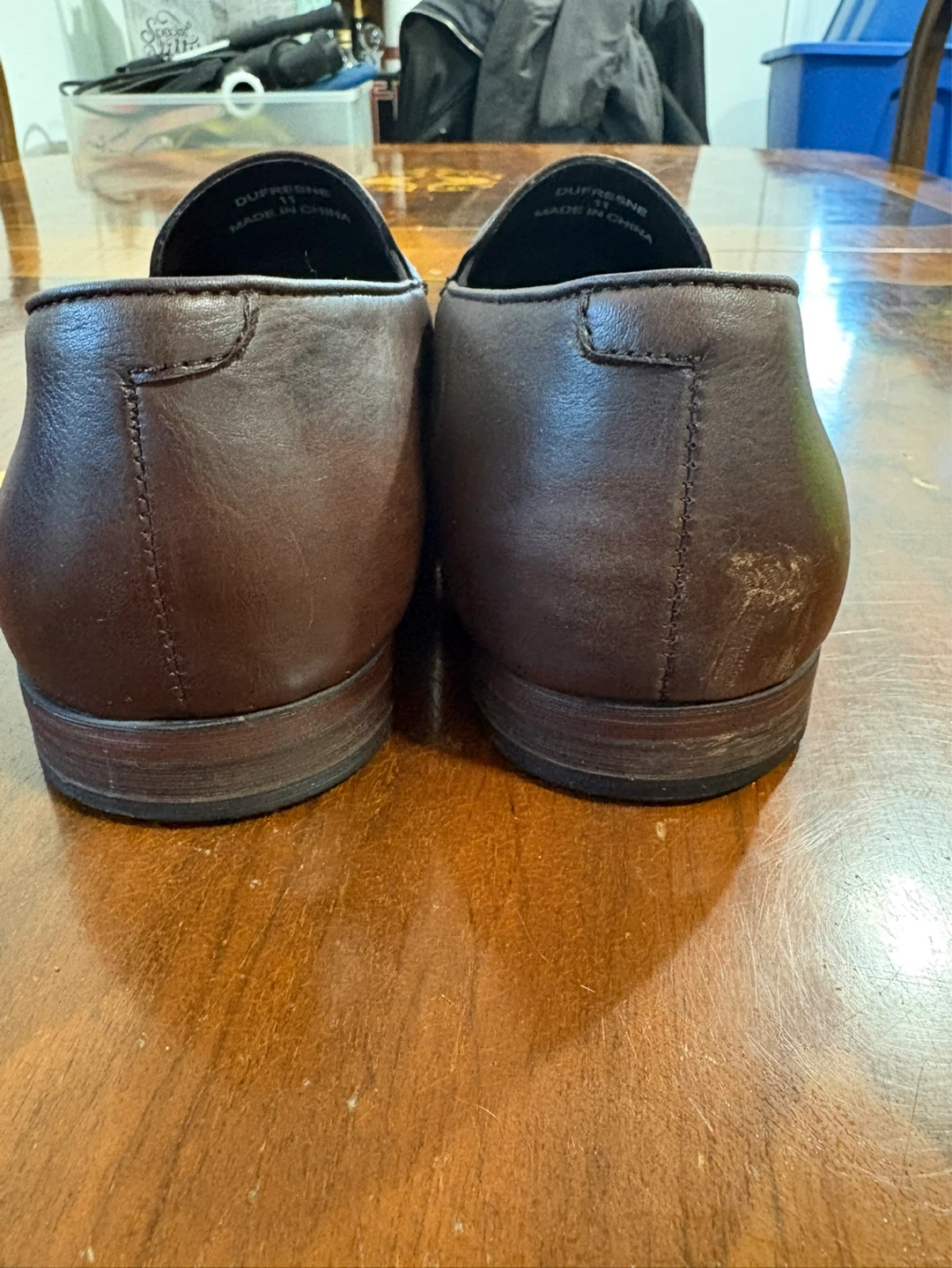 Steve Madden "DuFresne" Brown Leather Loafers - Size 11 - photo 5