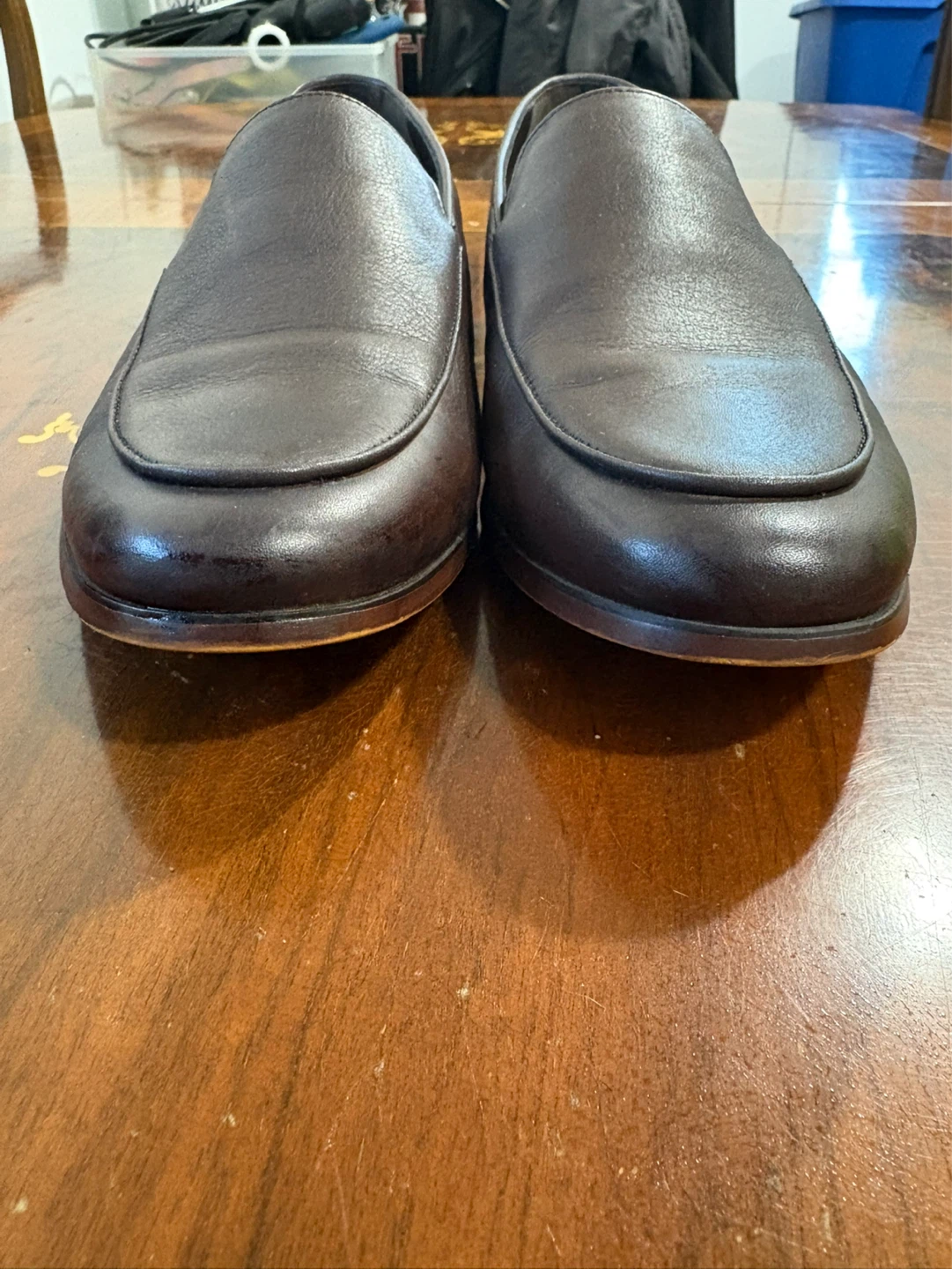 Steve Madden "DuFresne" Brown Leather Loafers - Size 11 - photo 2