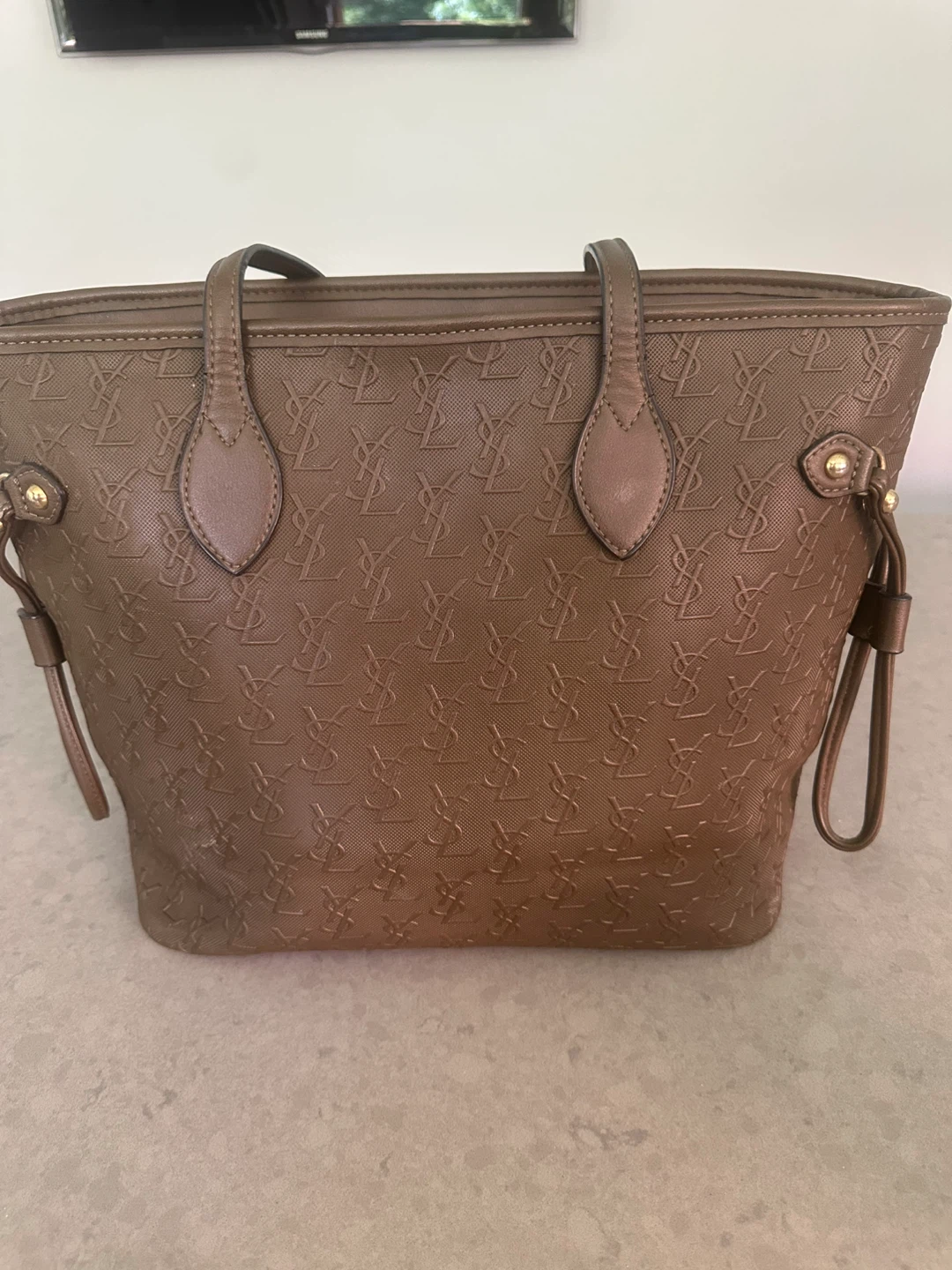 Saint Laurent YSL Monogram Tote Bag