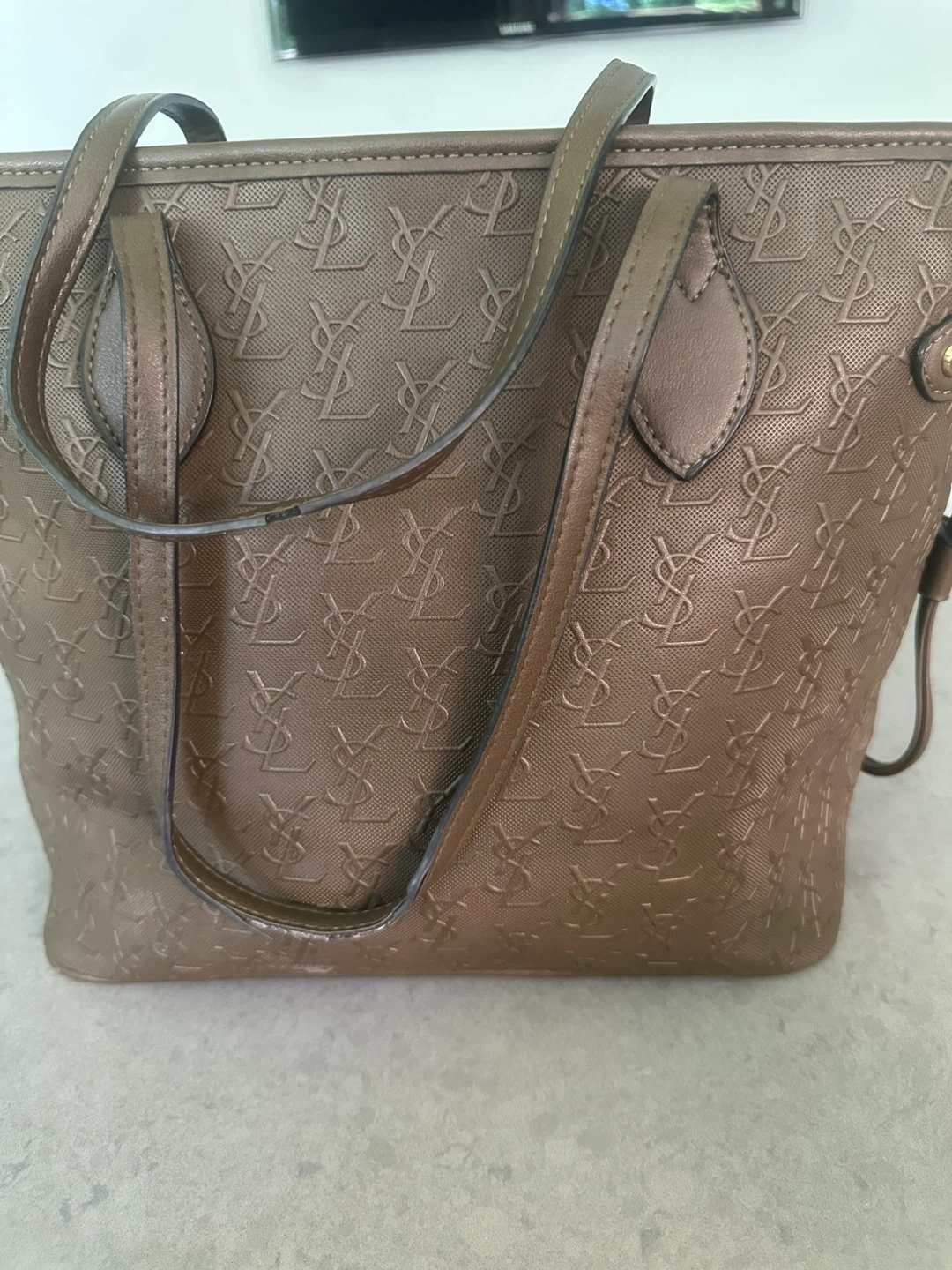 Saint Laurent YSL Monogram Tote Bag - photo 2