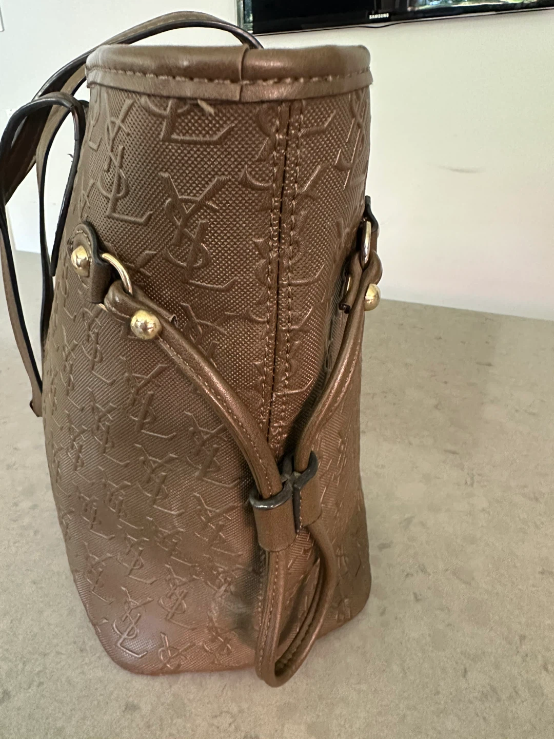 Saint Laurent YSL Monogram Tote Bag - photo 4