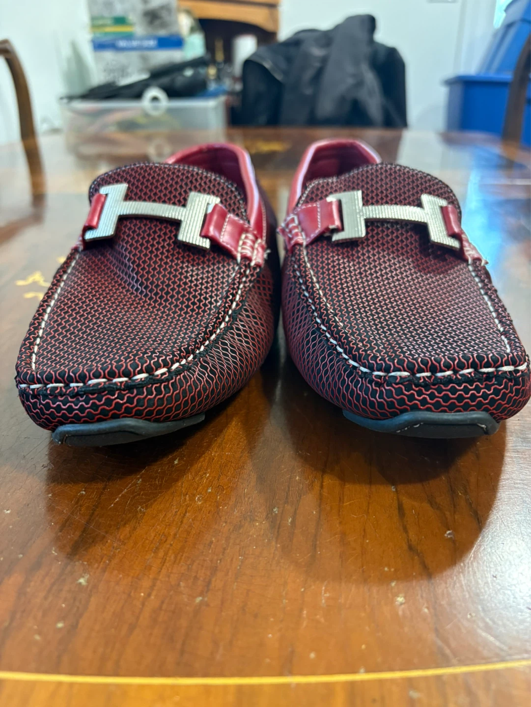 BriX Red Loafers Men's Size 10.5 - photo 2