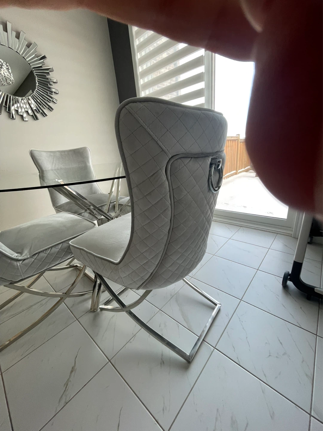 Dining table and chairs - photo 3