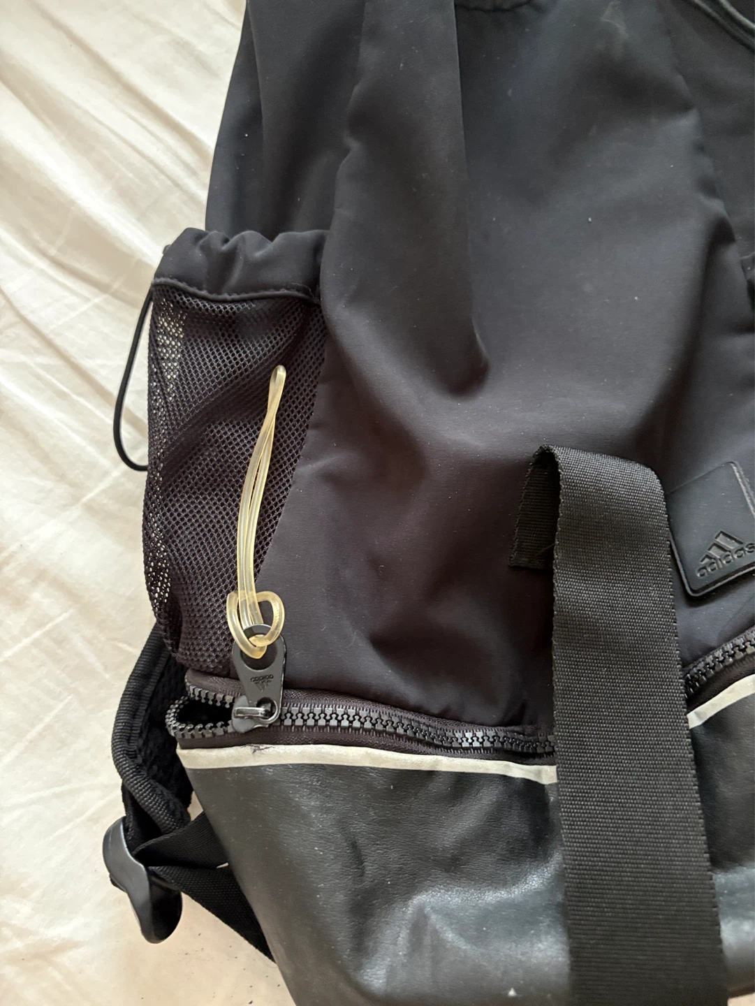 Adidas Black Backpack with Pink Strap - photo 4