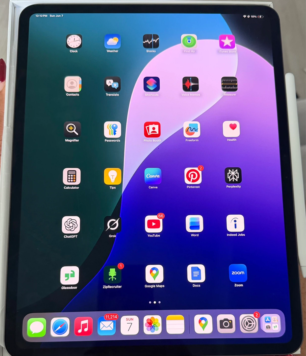 iPad Pro 13” M4 256GB + Apple Pencil Pro + AppleCare - photo 3