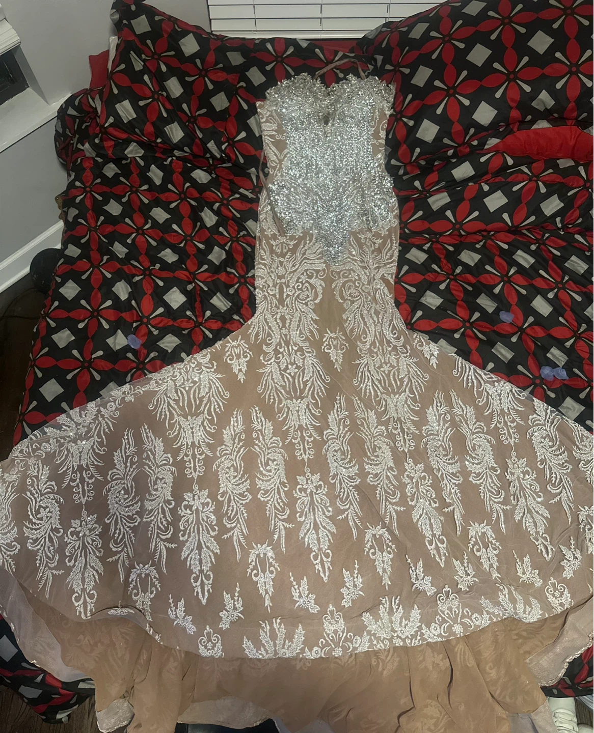 Sparkly Embellished Mermaid Gown