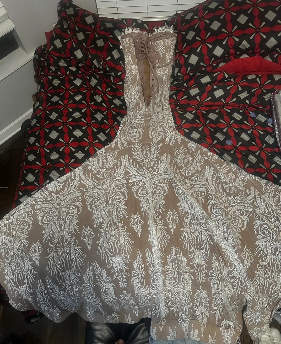 Sparkly Embellished Mermaid Gown - photo 2