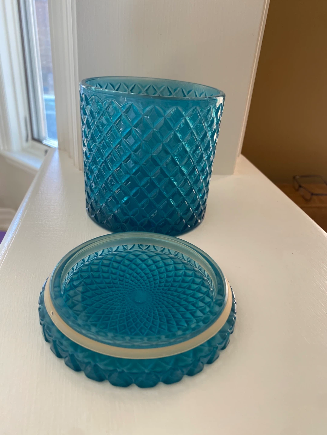 Blue Glass  Lid - photo 2
