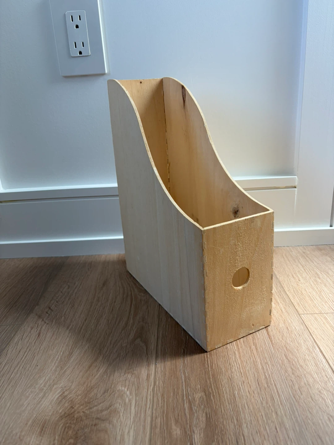 Wooden Magazine Holder