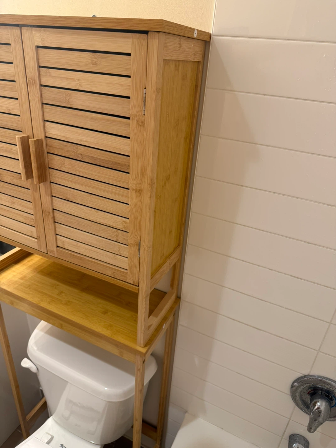 Bamboo Over-the-Toilet Storage Cabinet - photo 3