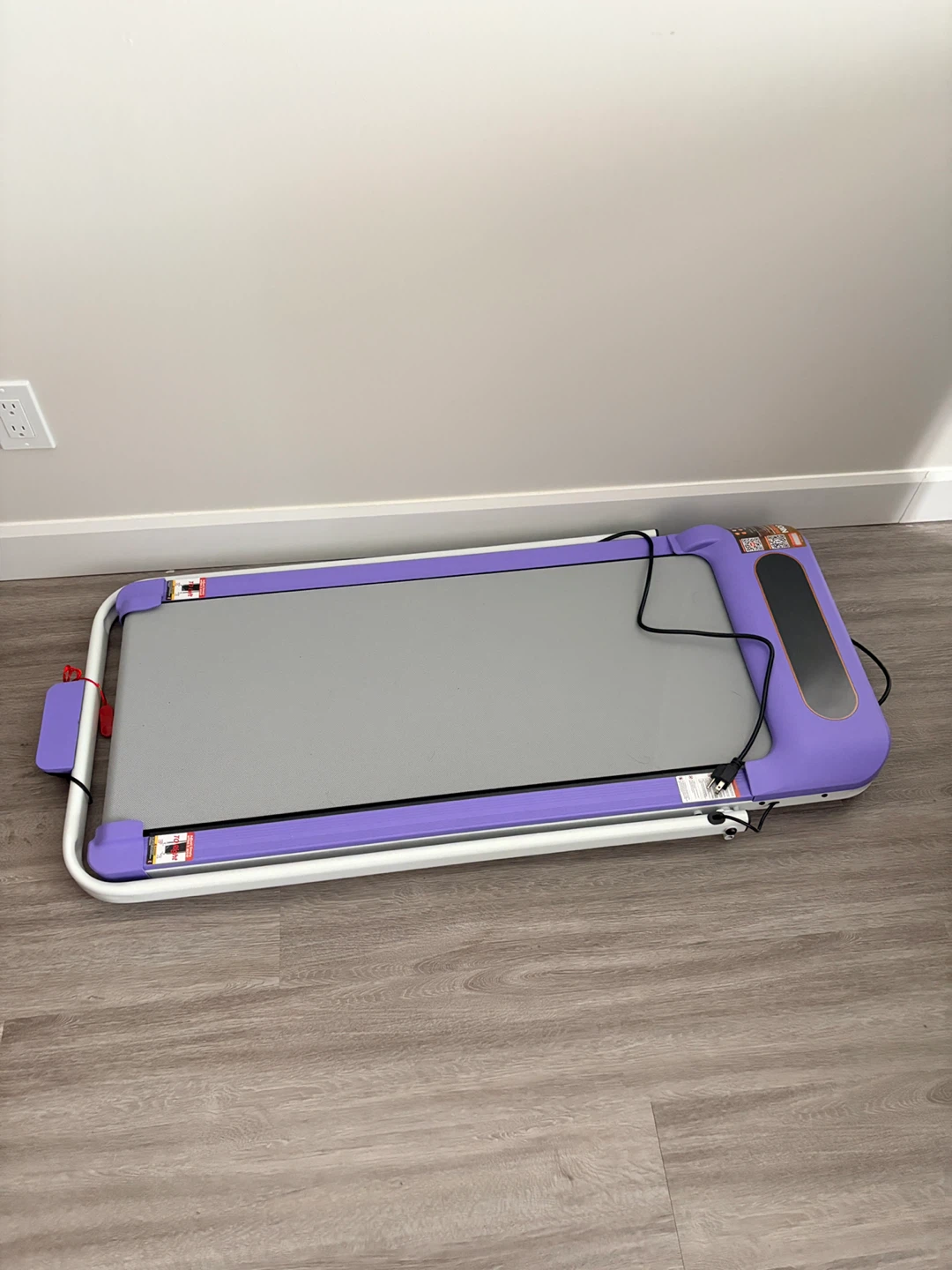 Purple walking pad with handle - photo 3