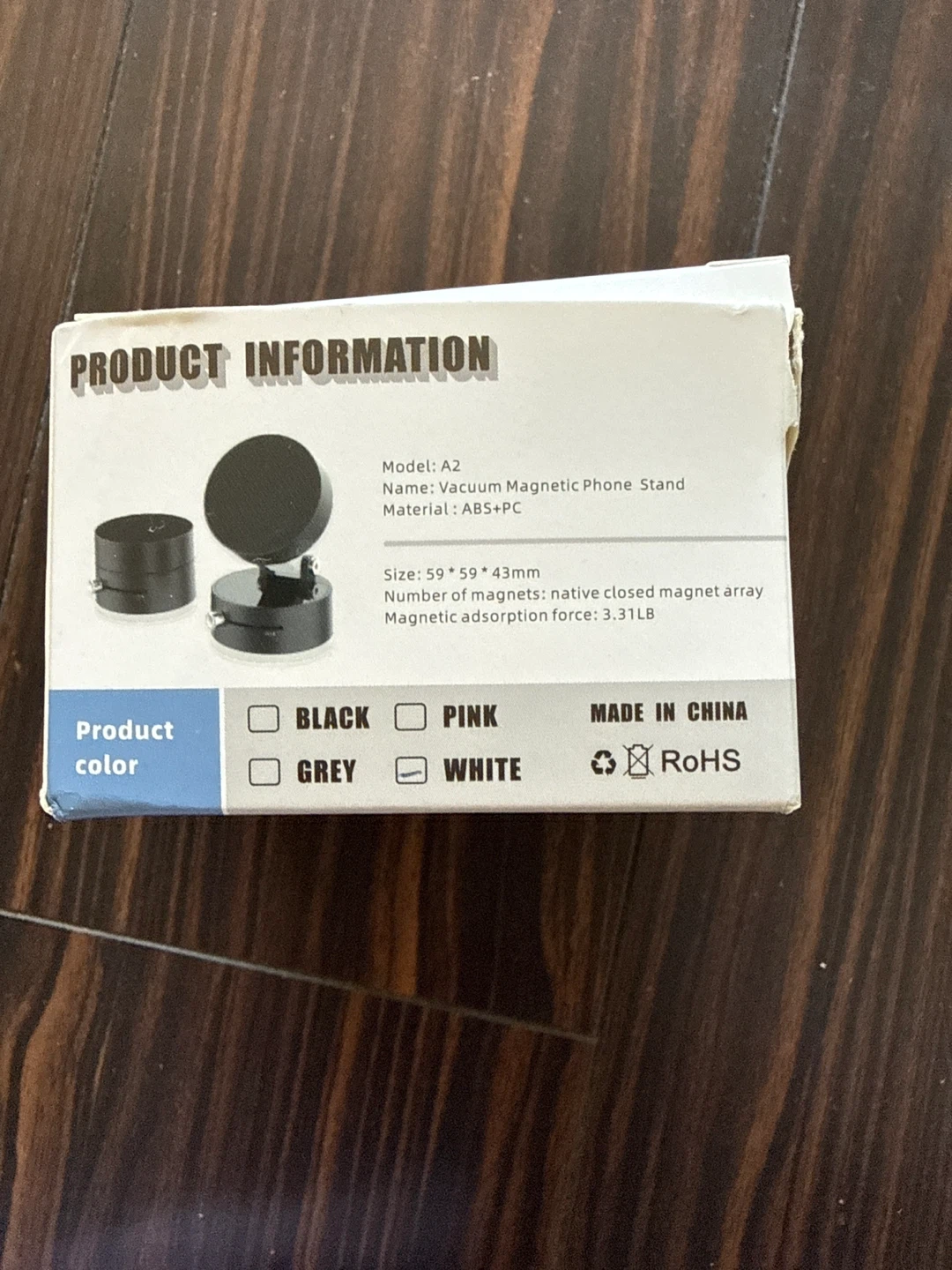 Vacuum Suction Phone Holder - A2 Model