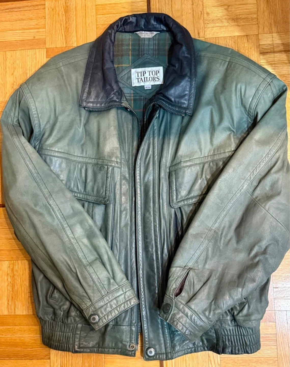 Tip Top Tailors Men's Leather Jacket