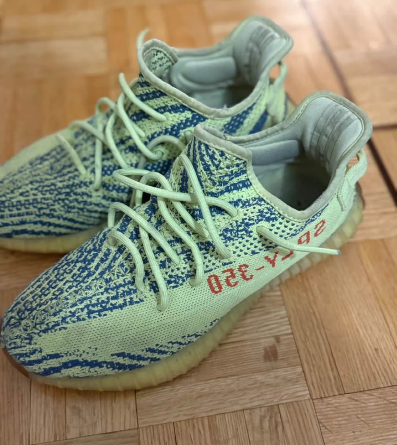 Adidas Yeezy Boost 350 V2 Semi Frozen Yellow Sneakers