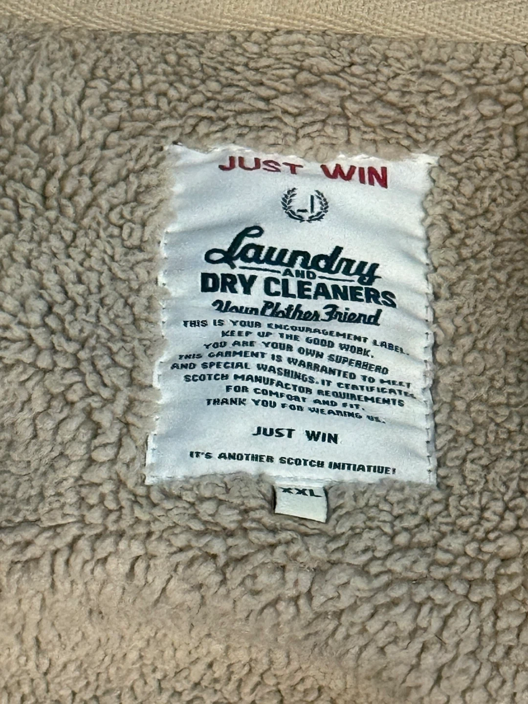 JUST WIN Laundry and Dry Cleaners Fleece Lined Hoodie - photo 2