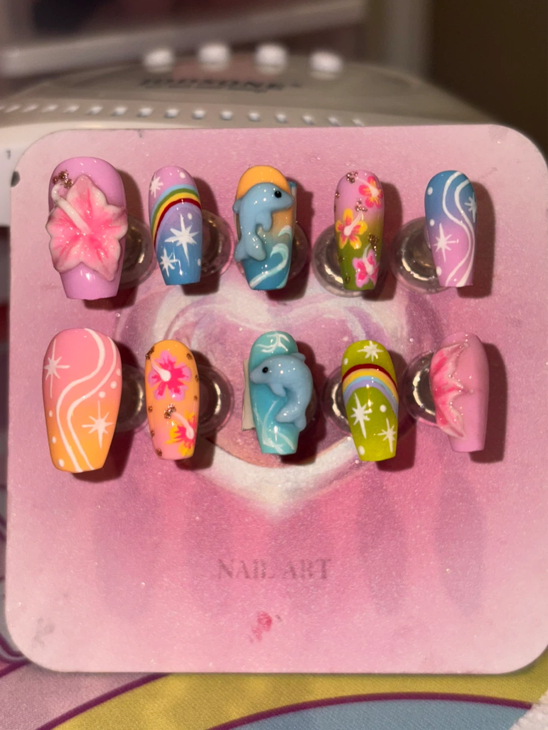 Custom made press on nails