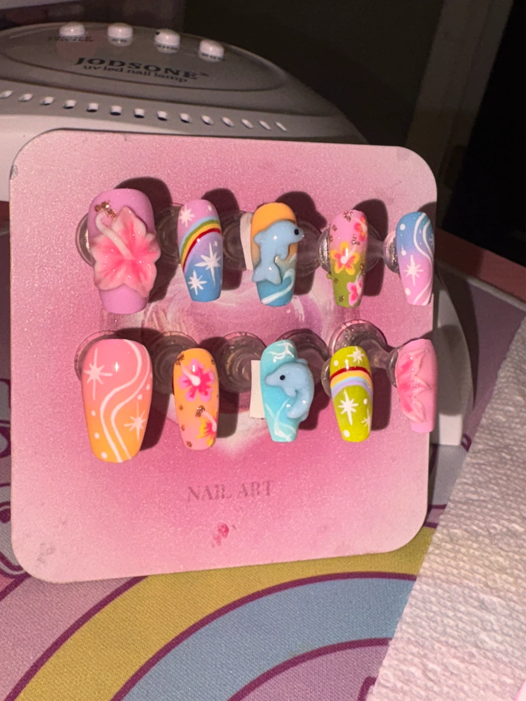 Custom made press on nails - photo 4