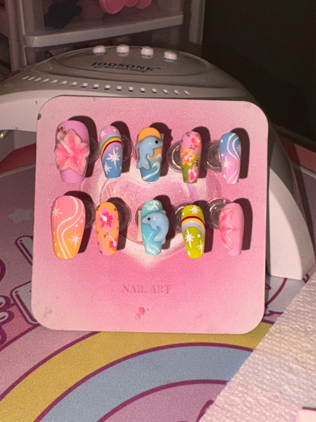 Custom made press on nails - photo 3