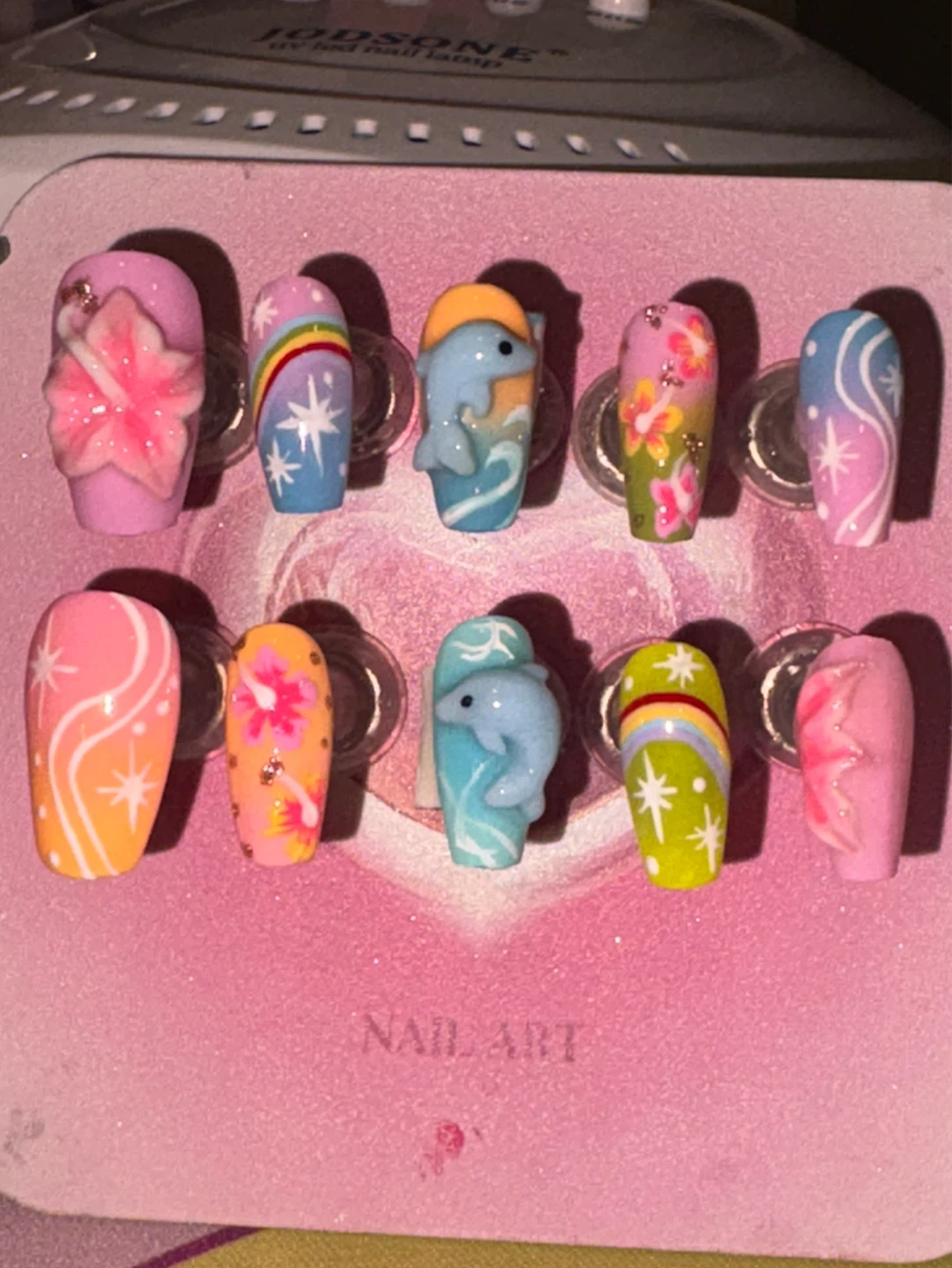 Custom made press on nails - photo 2