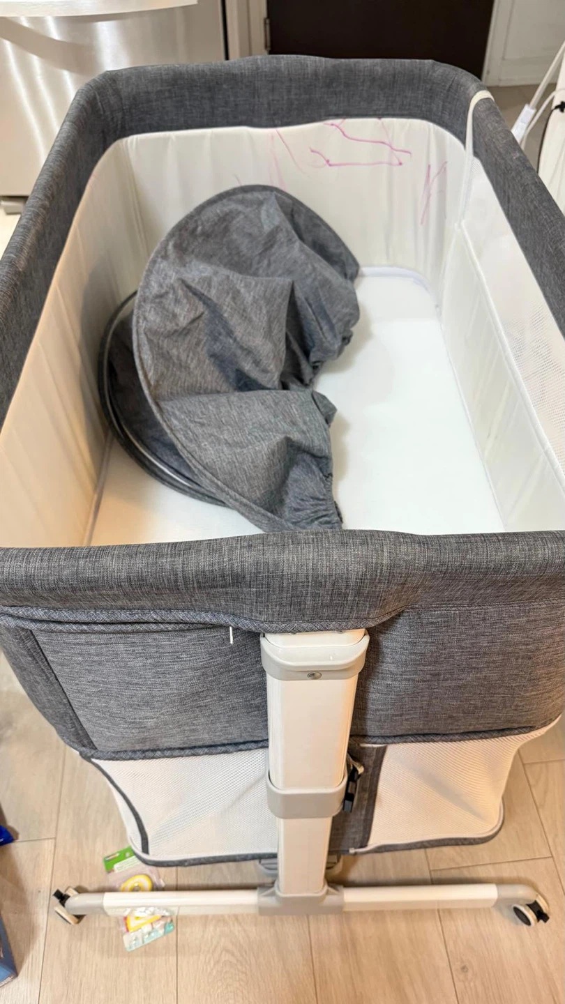 Grey Bassinet with Mosquito Net - photo 4