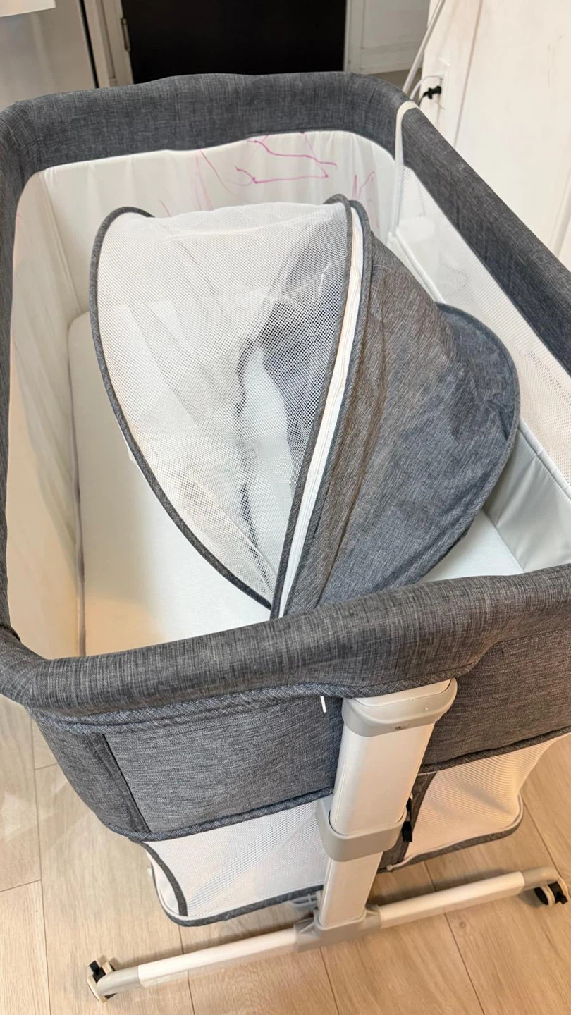 Grey Bassinet with Mosquito Net - photo 3