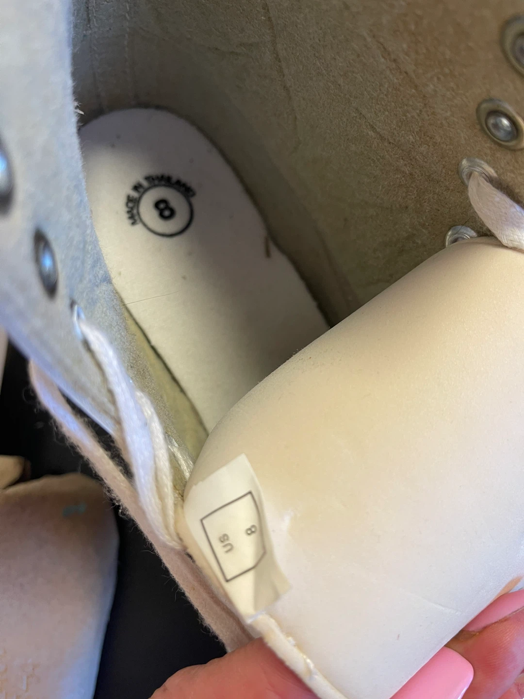 CCM "Pirouette" Figure Ice Skates - White - Size 8 - photo 4
