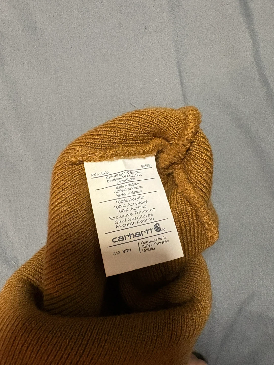 Carhartt Acrylic Watch Beanie - Brown - photo 3
