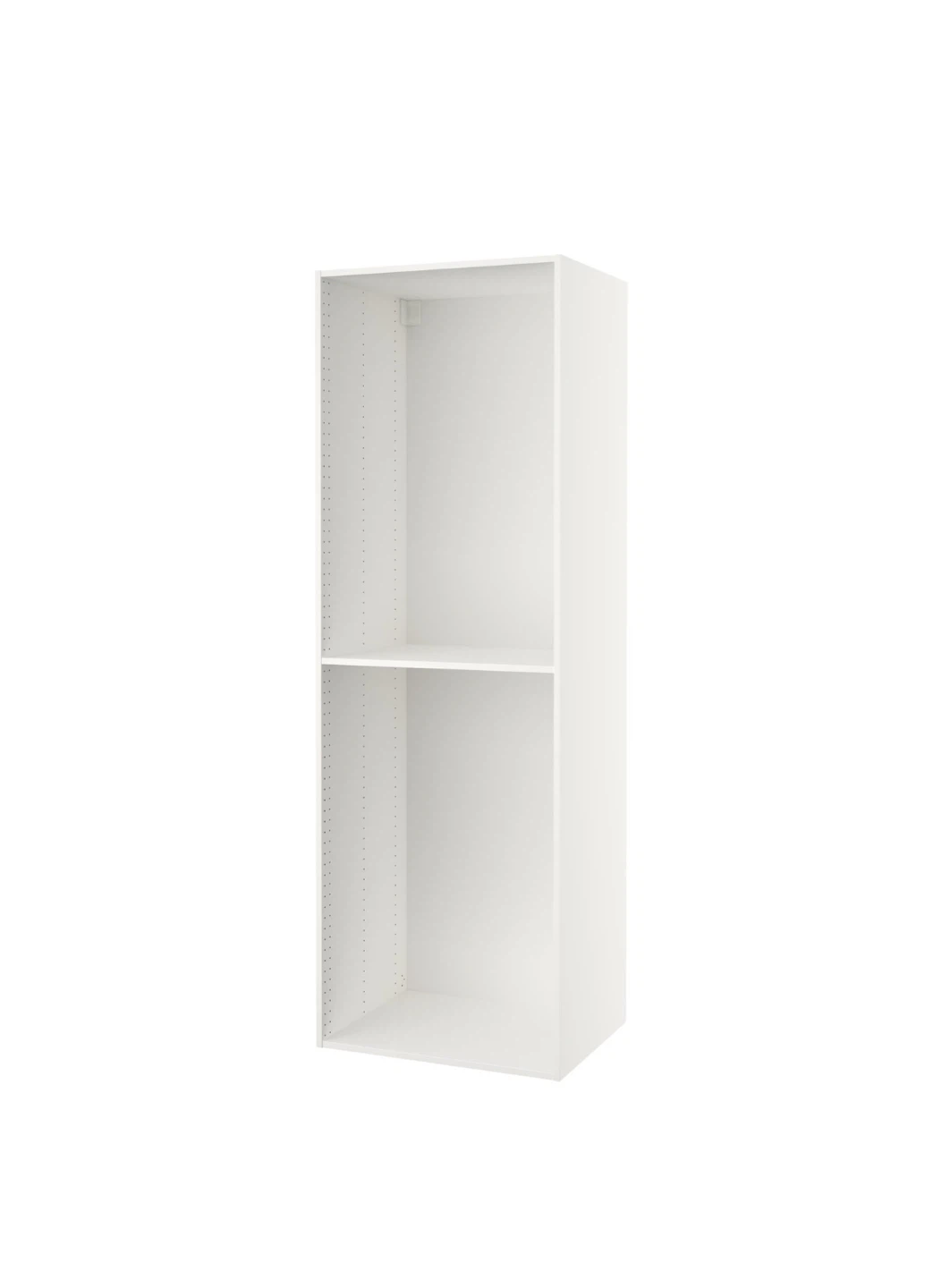 White Two-Shelf Cube Storage Unit