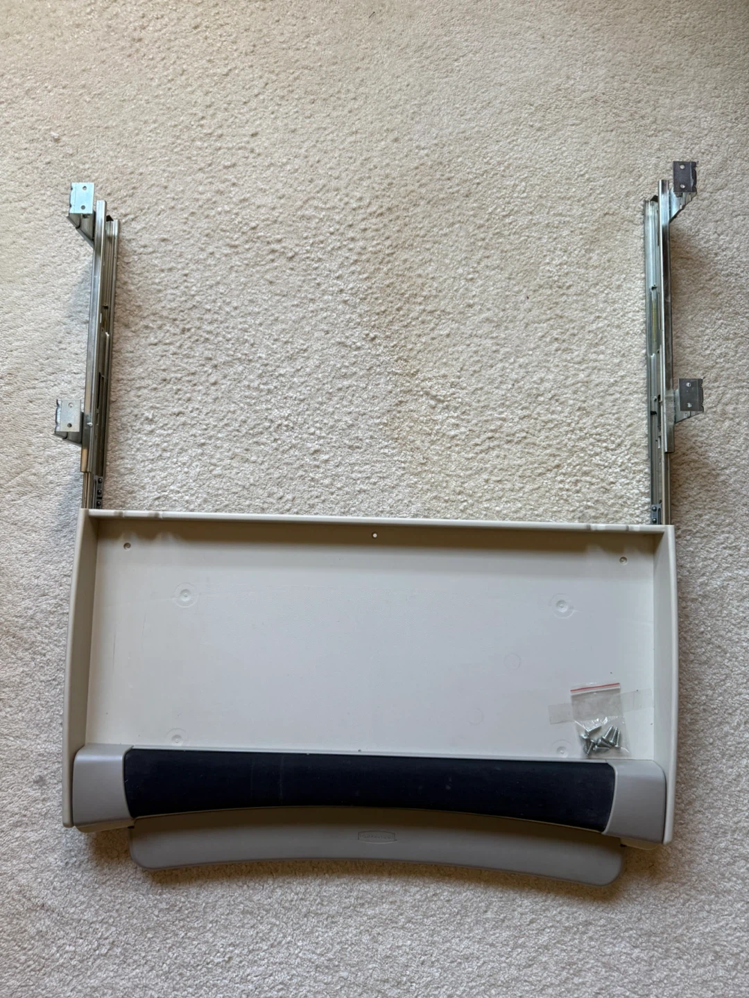Under desk keyboard holder