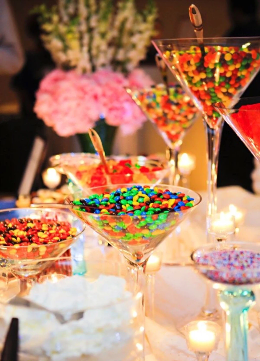 Event/Wedding Decor - Oversized Glass Martini Glasses