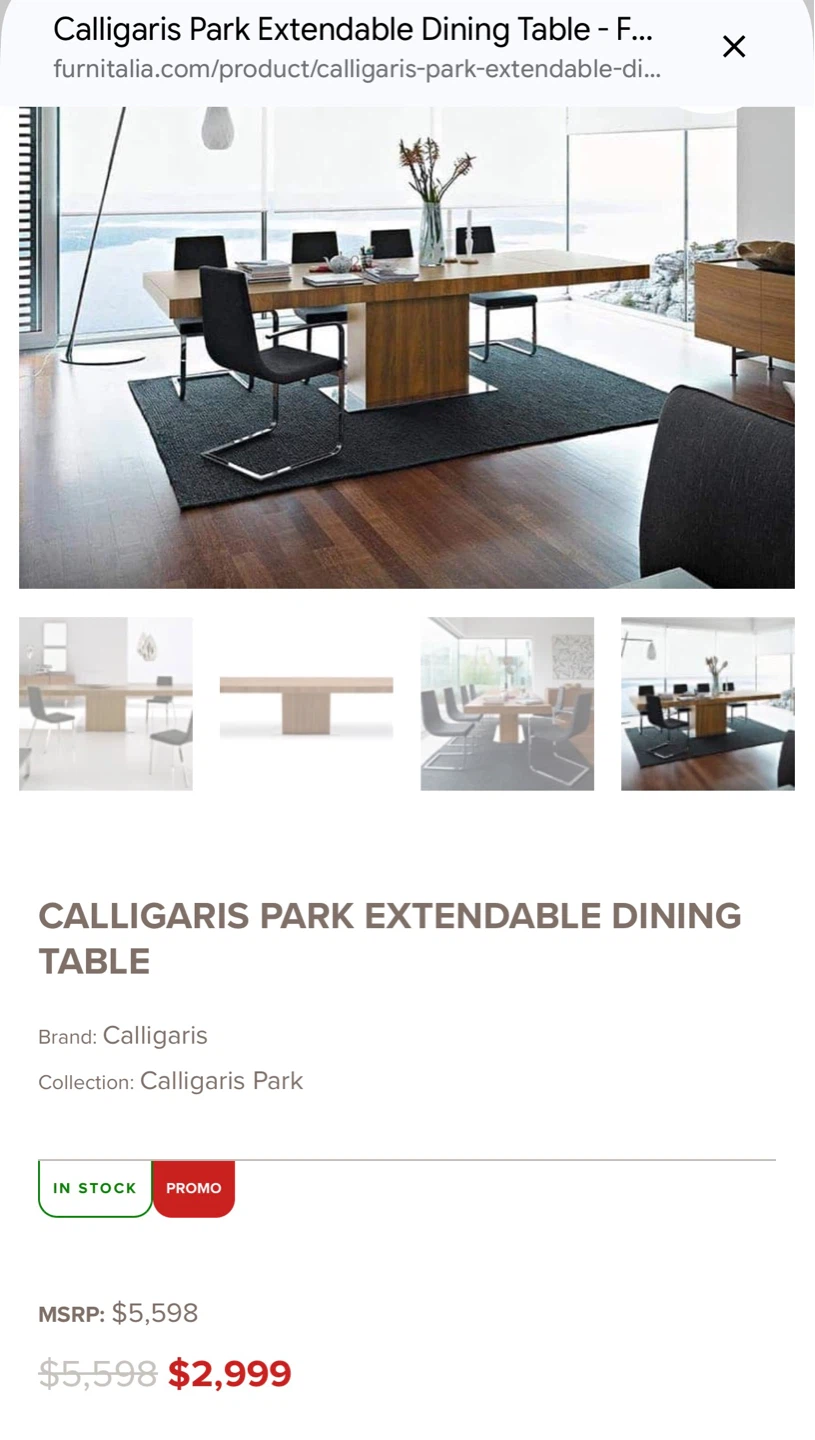 High End ARTICLE furniture. MOVING SALE