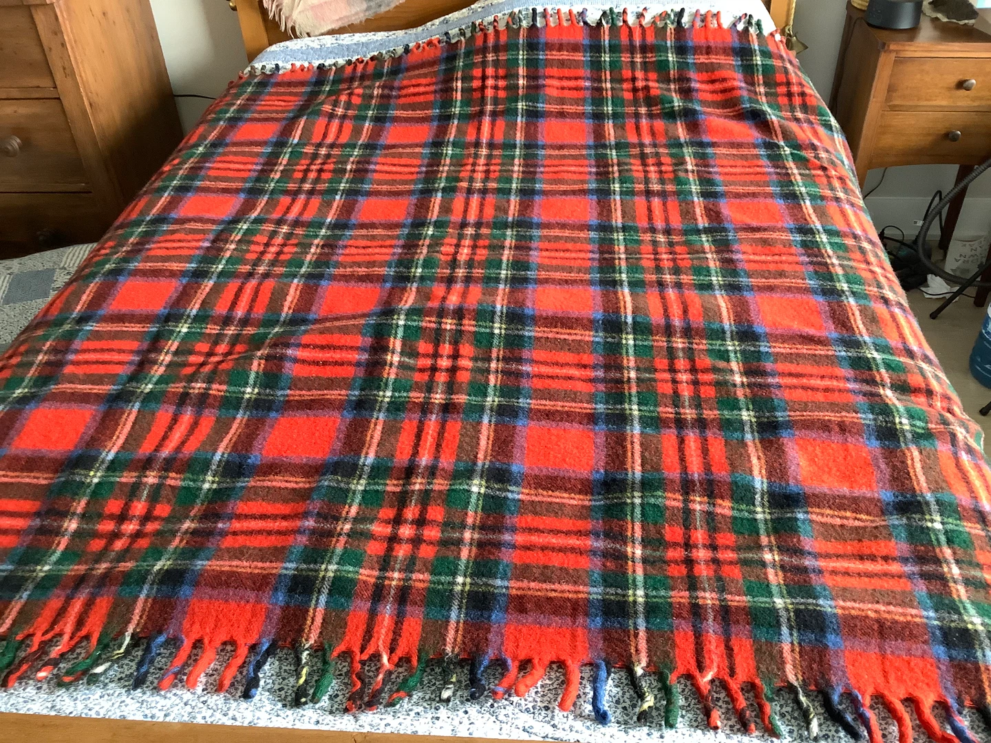 Vt Eaton’s of Canada Haddon Hall Wool Travel Rug/Blanket 🐞
