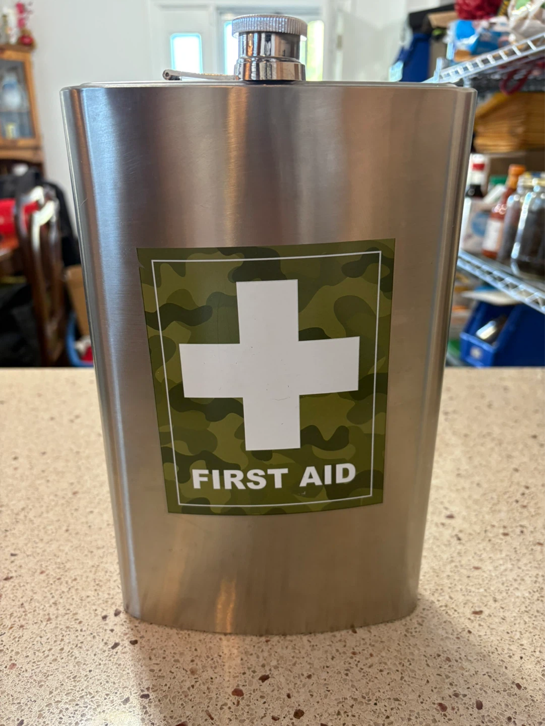 Stainless Steel Flask - 64oz