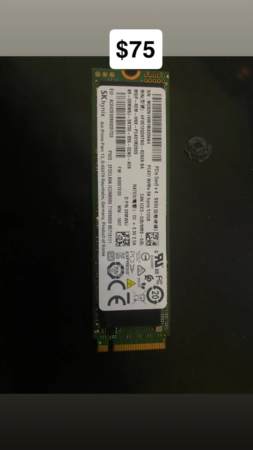 PC Parts (Laptop ram / SSD / HardDrive - photo 4
