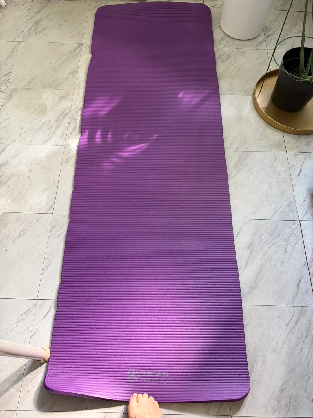 Gaiam Yoga Mat - Purple in great shape