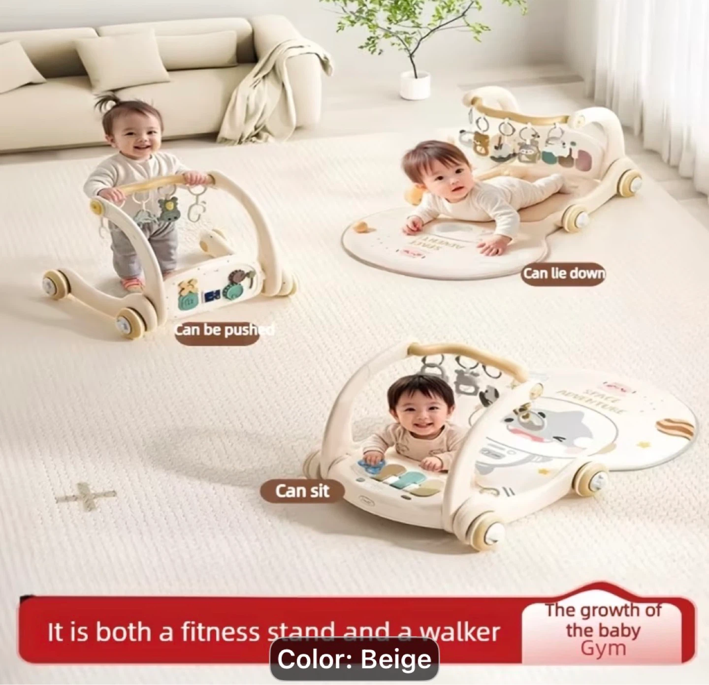 4-in-1 Toddler Walker & Seat - photo 3