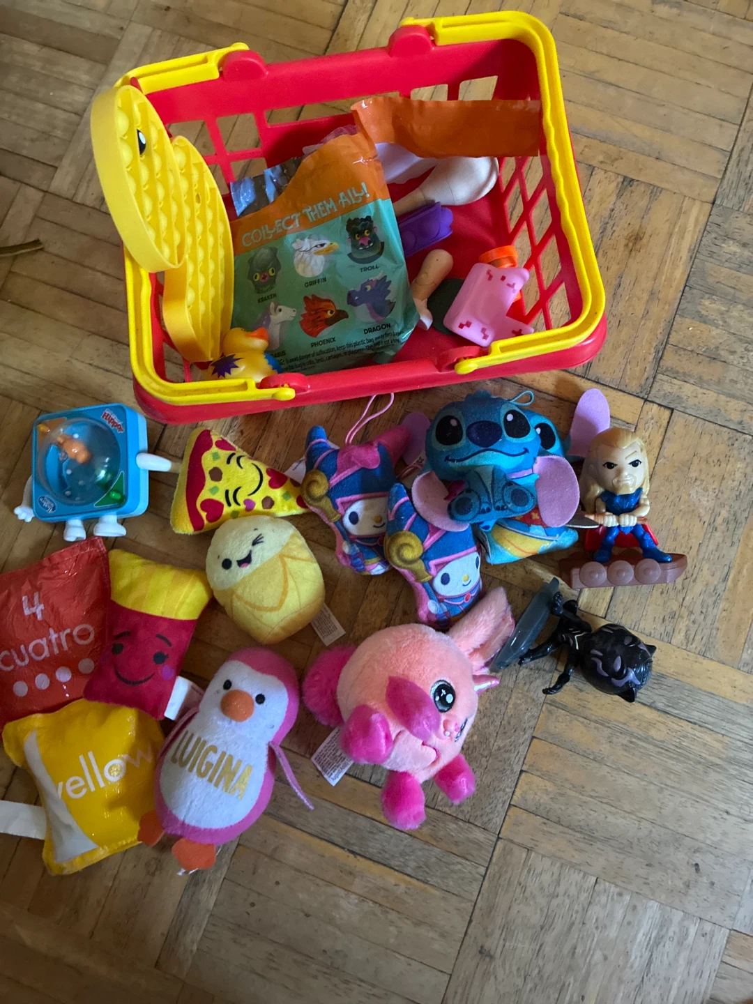 Assorted Toy Grab Bag with Plushies and Collectibles