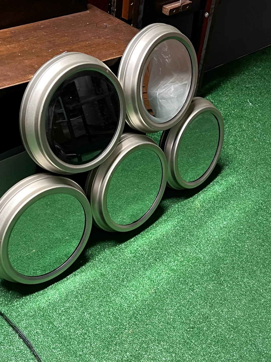 Set of 5 Round Decorative Mirrors - photo 2